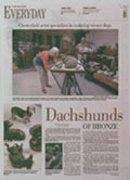 Dashshunds of Bronze - St. Louis Post Dispatch article