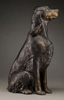 canine sculpture in bronze by Joy Beckner