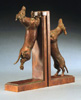 canine sculpture in bronze by Joy Beckner