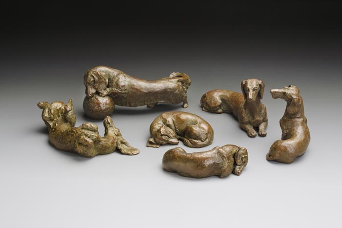 Joy Beckner canine sculpture
