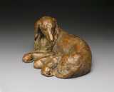 Joy Beckner sculptor of bronze Deli's Open Long