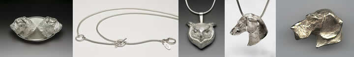 Fine Art Luxury Jewelry in Sterling Silver and Gold created by Joy Beckner