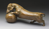 stolen sculpture Life's a Ball-Smooth