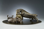fine bronze Dachshund sculpture