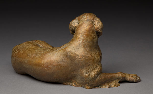 Bronze Golden Retriever Sculpture by Joy Beckner