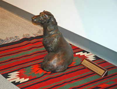 Joy Beckner bronze canine sculptor