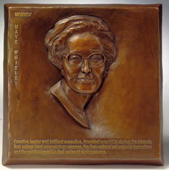 National Cosmetology Association Hall of Fame Maye Whitley Human Bronze Sculpture by Joy Beckner