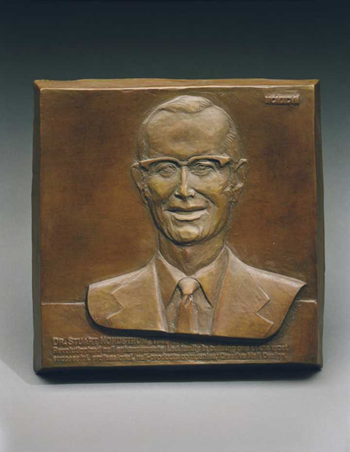 Dr. Stuart Nordstrom Human Bronze Sculpture by Joy Beckner