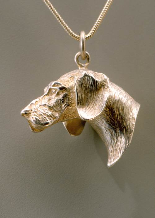 3D Pendant Dear to My Heart Dachshund Wire Coat by Joy Beckner