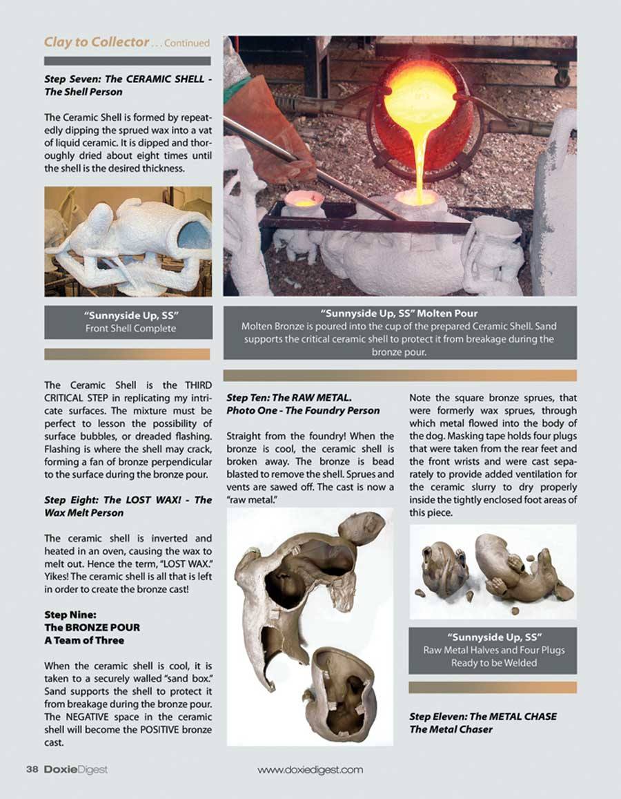 The Doxie Digest Magazine Clay to Collector article page 38