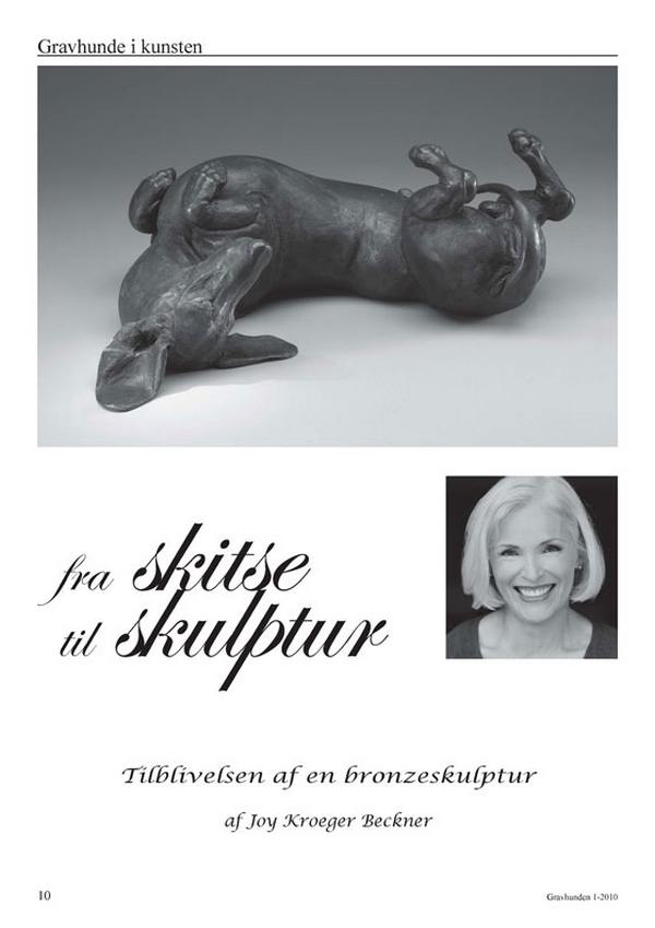 DGK Gravhunden - The Danish Dachshund Club Magazine, Clay to Collector, page 10