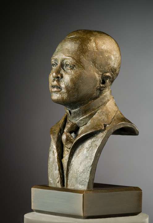 Scott Joplin Human Bronze Sculpture by Joy Beckner