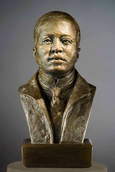 Scott Joplin Human Bronze Sculpture by Joy Beckner