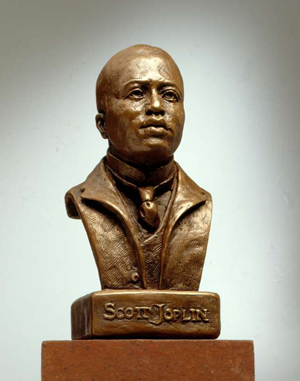 Scott Joplin Human Bonded Bronze Sculpture by Joy Beckner